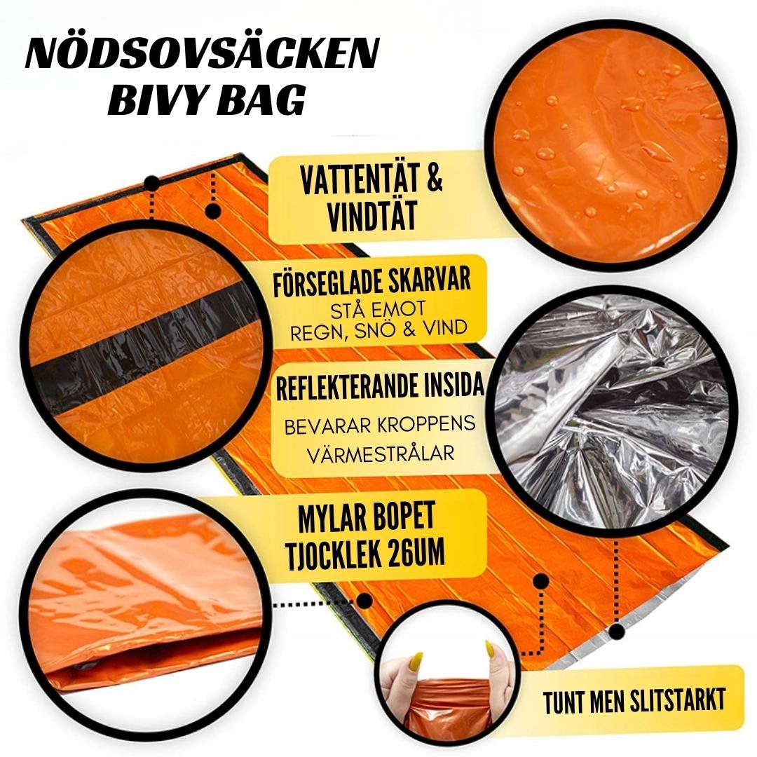 Bivy bag™ - Kompakt nödsovsäck